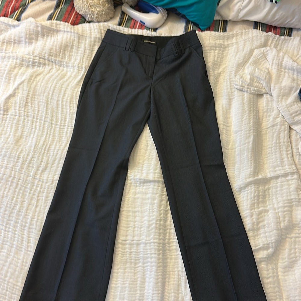 Express design studio navy plaid dress pants